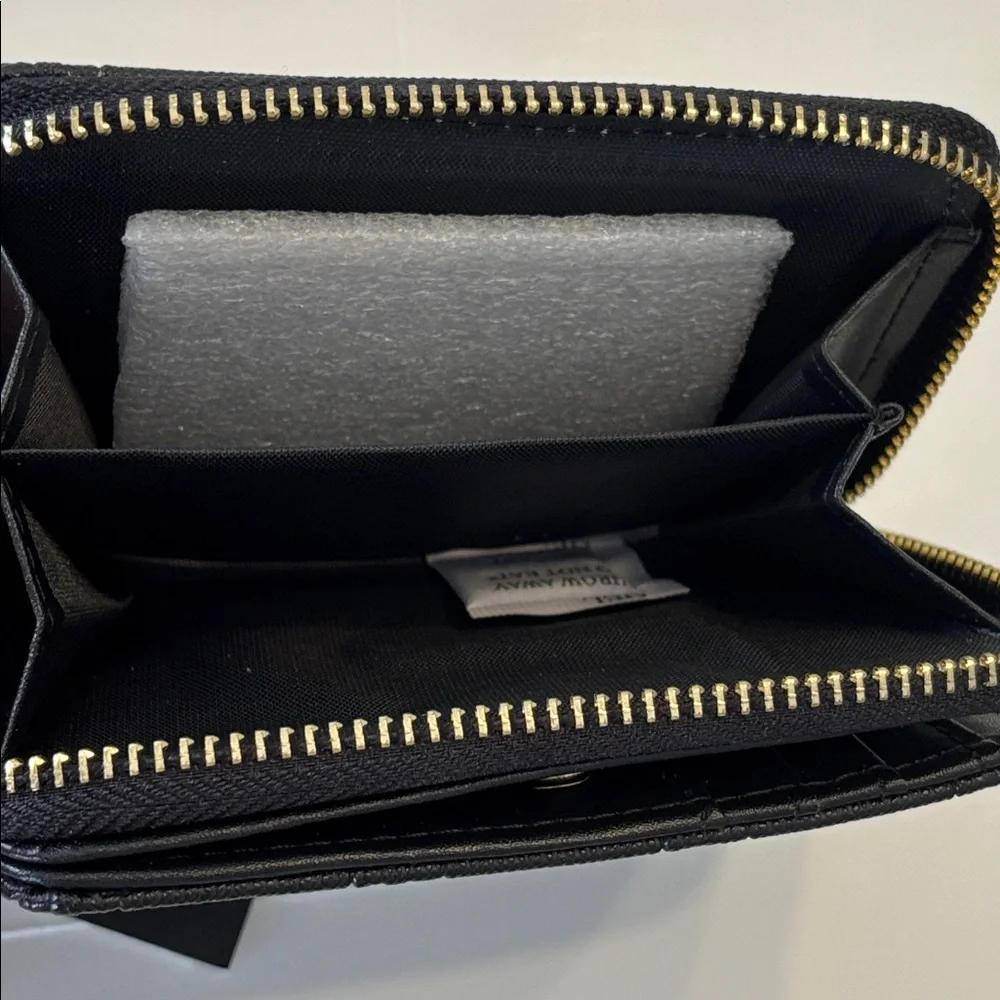 Badgley Mischka Black Vegan Leather Wallet
